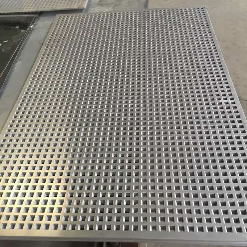 Square Hole Perforated Metal